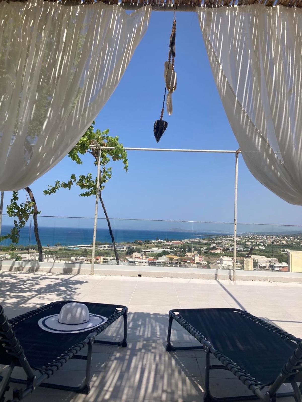 The Serene Veranda With Breathtaking Views Колимварион Экстерьер фото
